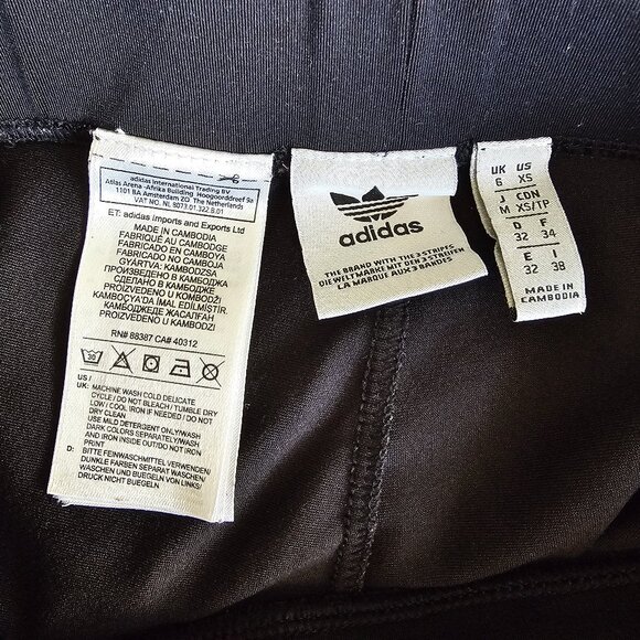 Adidas Originals Trefoil Tight Leggings Model CW5076 - Black - XS - Picture 5 of 11